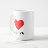 Ik hou van opa koffiemok (Voorkant links)