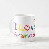 Ik hou van opa koffiemok (Voorkant links)