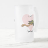 Ik hou van Opabinia! Matglas Bierpul (Voorkant rechts)