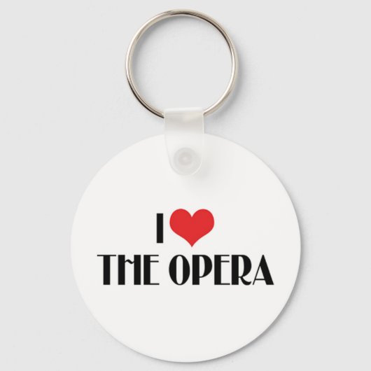 Ik Hou Van Opera Sleutelhanger (Voorkant)