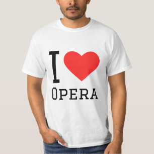 Ik hou van opera t-shirt