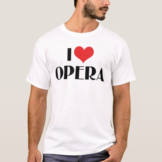 Ik hou van opera t-shirt (Voorkant)