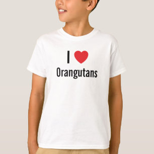 Ik hou van Orangutans T-shirt