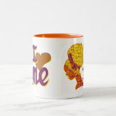 Ik hou van Oranje koffie Mok (Center)