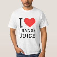 Ik hou van oranje sap
