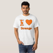 Ik hou van Oranje T-shirt (Voorkant volledig)
