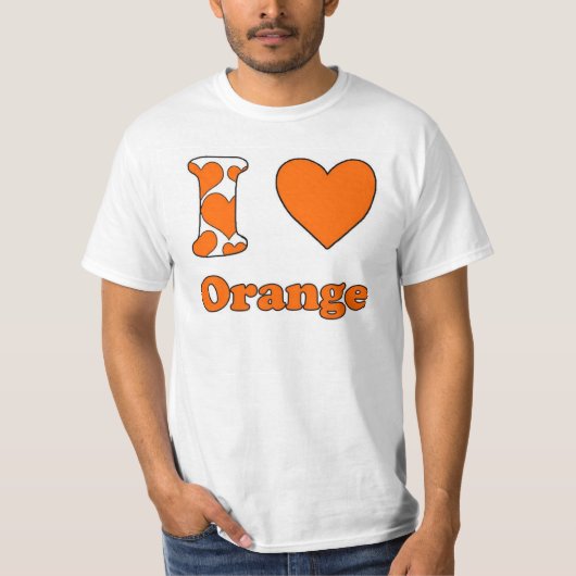 Ik hou van Oranje T-shirt (Voorkant)