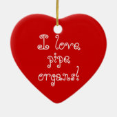 Ik hou van oranjeornament - Birmingham Keramisch Ornament (Achterkant)