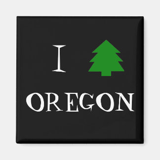 Ik hou van Oregon Magneet