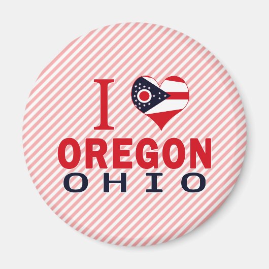 Ik hou van Oregon, Ohio Magneet (Voorkant)