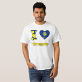 Ik hou van Oregon T-shirt (Voorkant volledig)