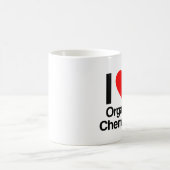 Ik hou van organische chemie koffiemok (Center)