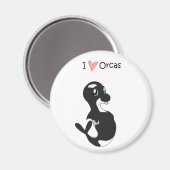 Ik hou van orka's magneet (Voorkant / Achterkant)