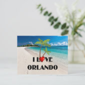 Ik hou van Orlando, Florida Briefkaart (Staand voorkant)
