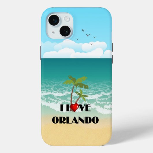 Ik hou van Orlando, Florida Case-Mate iPhone Case (Achterkant)