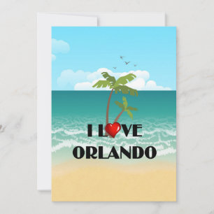 Ik hou van Orlando, Florida Kaart