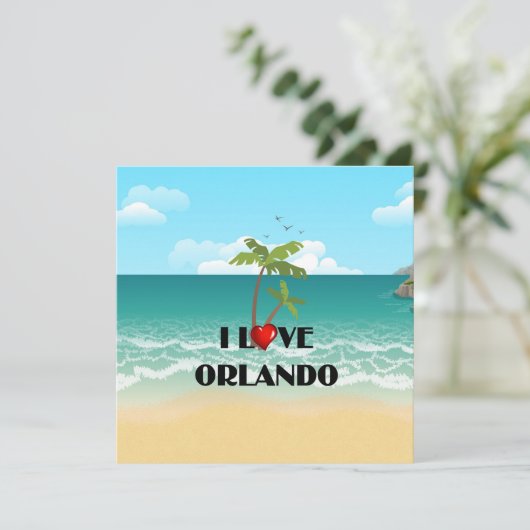 Ik hou van Orlando, Florida SJABLOON (Staand voorkant)