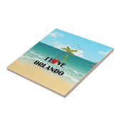 Ik hou van Orlando, Florida Tegeltje (Zijkant)