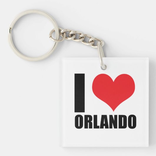 Ik hou van Orlando Sleutelhanger (voorkant)