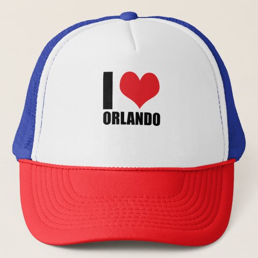 Ik hou van Orlando Trucker Pet (Voorkant)