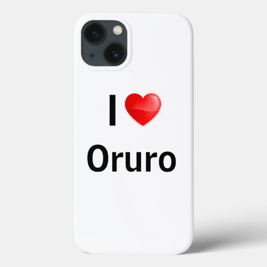 Ik hou van Oruro Case-Mate iPhone Case (Achterkant)