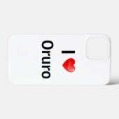 Ik hou van Oruro Case-Mate iPhone Case (Achterkant (horizontaal))