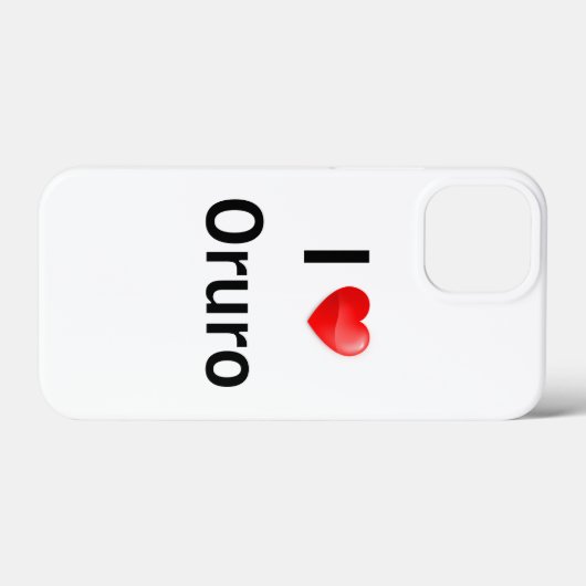 Ik hou van Oruro Case-Mate iPhone Case (Achterkant (horizontaal))