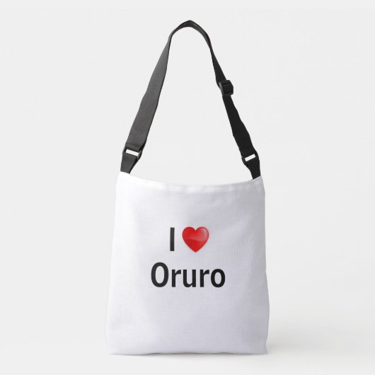 Ik hou van Oruro Crossbody Tas (Voorkant)