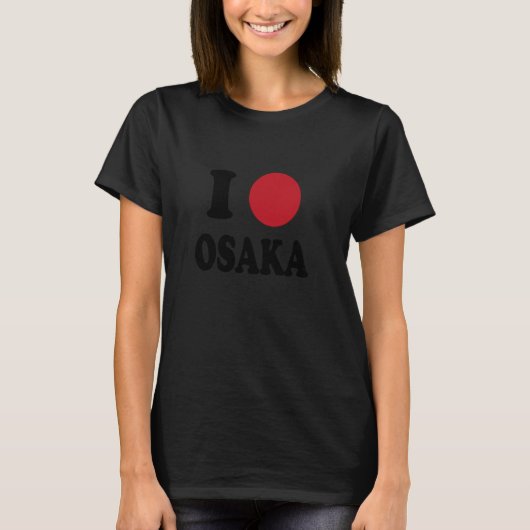 Ik hou van Osaka T-shirt (Voorkant)
