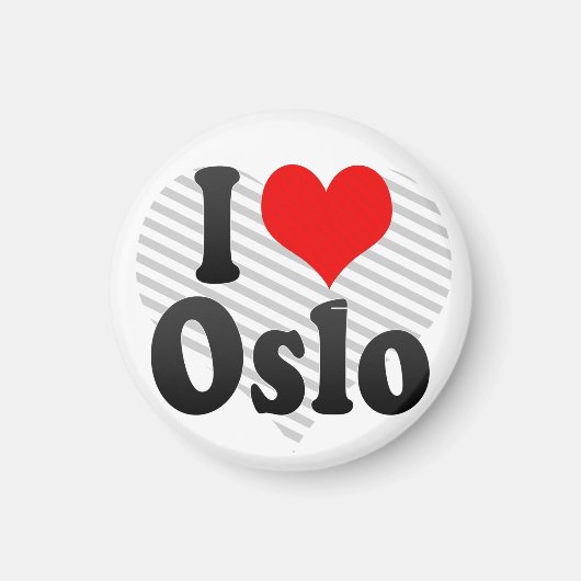 Ik hou van Oslo, Noorwegen Magneet (Voorkant)