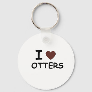 Ik hou van OTTERS Sleutelhanger