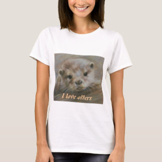 Ik hou van otters t-shirt