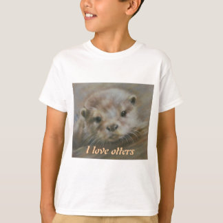 Ik hou van otters t-shirt