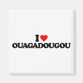 IK HOU VAN OUAGADOUGOU MAGNEET (Voorkant)