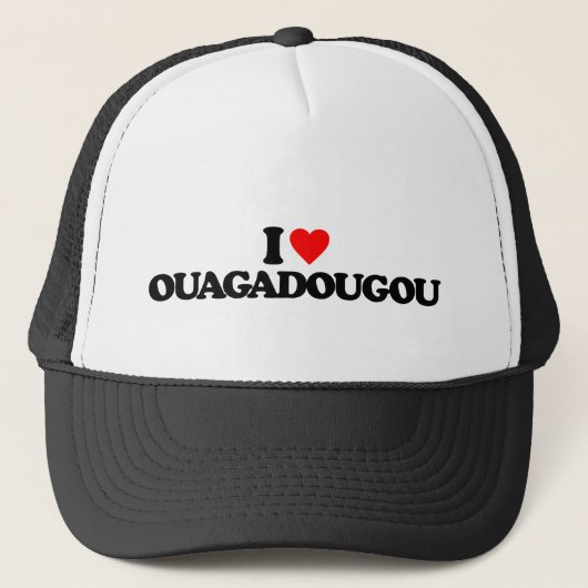 IK HOU VAN OUAGADOUGOU TRUCKER PET (Voorkant)