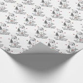 Ik hou van oude Engelse Sheepdogs (grijs 1) Cute O Cadeaupapier (Hoek)