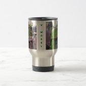 Ik hou van oude groene tractoren reisbeker (Center)