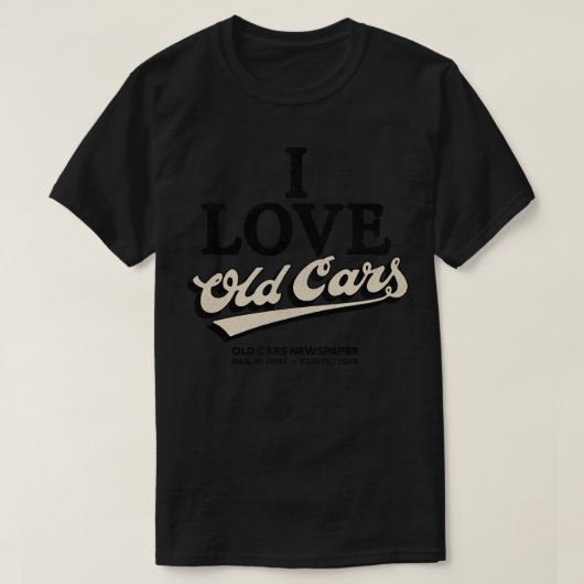 Ik hou van oude mensen t-shirt (Design voorkant)