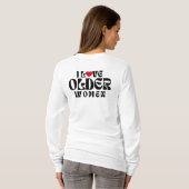 IK HOU VAN OUDERE VROUWEN T-SHIRT (Achterkant volledig)