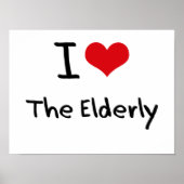 Ik hou van Ouderen Poster (Voorkant)