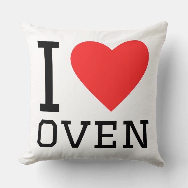 Ik hou van oven kussen (Voorkant)