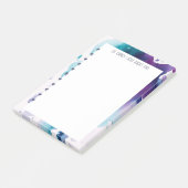 Ik hou van over u post zijn - Abstracte waterkleur Post-it® Notes (Schuin)