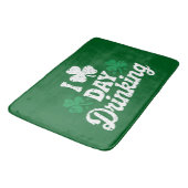 Ik hou van overdag drinken Funny St Patrick's Day Badmat (Gekanteld)