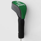 Ik hou van overdag drinken Funny St Patrick's Day  Golfheadcover (Schuin)