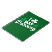 Ik hou van overdag drinken Funny St Patrick's Day  Notitieboek (Linkerzijde)