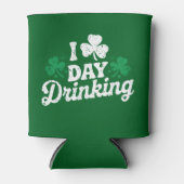 Ik hou van overdag drinken Grappige St. Patrick's Blikjeskoeler (Voorkant)