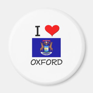 Ik hou van Oxford Michigan Magneet