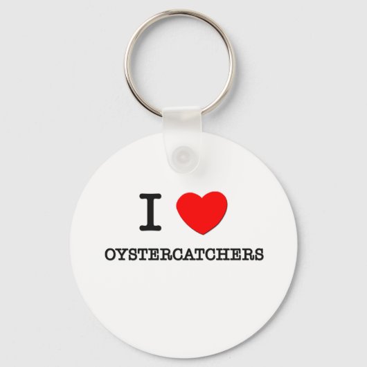 Ik hou van Oystercatchers Sleutelhanger (Voorkant)