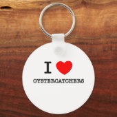 Ik hou van Oystercatchers Sleutelhanger (Voorkant)