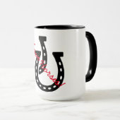 Ik hou van paarden! 15 oz Mok (Voorkant rechts)